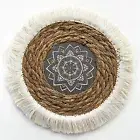 Dining Table Placemat Bohemian Style Round Set Heat-resistant Mats