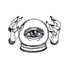 Fortune Teller Ball Sew On Iron-On Patch Embroidered Badge Patches For Clothes
