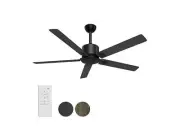 Ceiling Fan With Remote Control 52” Outdoor Indoor With 6 Speeds DC Motor New