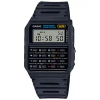 在飛比找PChome24h購物優惠-【CASIO】復古風造型計算機腕錶-(CA-53W-1)