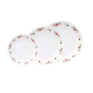 【美國康寧 CORELLE】花漾派對3件式餐盤組(301)