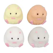 4 Colors Hamster Stress Relief Toy Funny Sensory Stretch Cute Decompression Squeeze Hamster Shape Toy