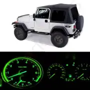 Green LED Kit Instrument Gauge Cluster Lights Bulbs Fits 1987-1995 Jeep Wrangler (for: Jeep)