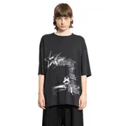 [ANN DEMEULEMEESTER] Dieter ''Sketchbook'' High-Comfort T-Shirt Black