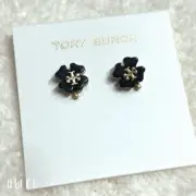 Tory Burch Earrings Logo Clover Halloween Birthday Present JPN Limited Collecti