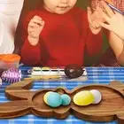 Bunny Shaped Cutting Board Toddlers Meal Prep Board for Meats Bread Fruits