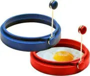 Professional 4 Inch Silicone Egg Ring, Pancake Mold Egg For Breakfast Omelets Of