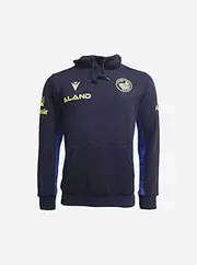 [Macron] NRL 2024 Travel Hoodie - Parramatta Eels - Navy - Adult - Mens - Hoody - Jumper