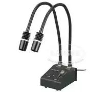 6W 6500K Dual LED Light Lamp Source For Stereo Microscope Lens Camera Magnifier