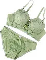 [Yardenfun] Bra Suits Lace Kit Ladies Suits Green