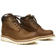 Men's Genuine Leather Double Density Western Work Boots Lace Up Botas de Trabajo
