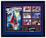 Superman 1978 Christopher Reeve signed Framed Memorabilia