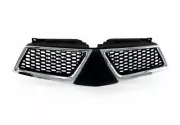 Grille Front Chrome/Black Honeycomb Style For Mitsubishi Triton Mn 2009-2014