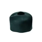 Weatherproof Cap for Downward Globe Applications in Black Superlux Lighting - S6219