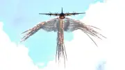 Aircraft lockheed c130 hercules military vehicle Custom Gaming Mat Desk 2204