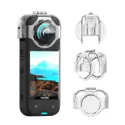 Anti-Fog Lens Guards Cap Silicone Protective Cover Case for Insta360 X3 Camera