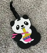 Panda Bear Luggage Tag Betsey Johnson Chinese roman noodle Luv Betsey Travel