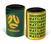 Australia Socceroos Matildas Can Cooler Stubby Holder