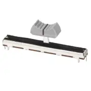 75mm Straight Slide Potentiometer B10K Ohm Grey Black Knobs