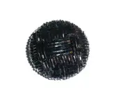 Beautiful Lg. Black Beaded Button 1-5/8" Good For Jacket Coat Or Purse Fashion