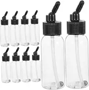 NOLITOY 10pcs Airbrush Mixing Cups Jars for Airbrushes Leak-resistant Paint Storage for Painting Illustration and Crafting Projects