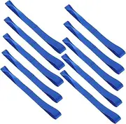 TINEASUR Motorcycle Tie Down Straps Set 10pcs 25mm Tie Down Straps Sturdy Polyester Straps for Trailers Car Bike Tie Down