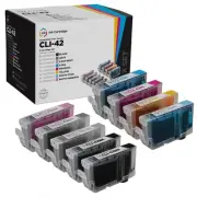LD Compatible Ink Cartridge Replacement for Canon CLI-42 (2 Black, 1 Cyan, 1