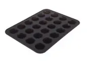 Daily Bake: Silicone 24 Cup Mini Muffin Pan - Charcoal