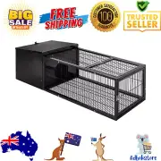 Pet Rabbit Guinea Pig Chicken Run Animal Metal Cage Weatherproof House Hutch NEW