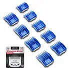 ANDIS 9pc GUIDE ATTACHMENT COMB&CeramicEdge 10 BLADE*Fit Many Oster,Wahl Clipper
