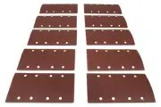 WEN 6313SP240 Electric 1/3 Sheet Sander 240-Grit Hook and Loop Sandpaper,10-Pack