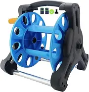 Garden Hose Reel Cart,Household Small Clean Water Pipe Storage Rack, Outdoor Portable Hose Holder with Water Pipe