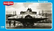 MikroMir 144-012 - Resurgam British Military Submarine - 1/144 Scale Model Kit