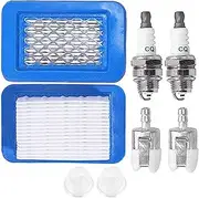 Yurefax Air Filter Spark Plug Fuel Repower Tune-Up Kit, for Echo, PB-403 PB-413 PB-650H Lawn Mower Air Filter