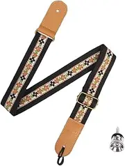 kowaku Ukulele Strap Shoulder Strap Adjustable Shoulder Belt for Baritone Soprano Tenor