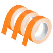 3Pcs Glow in the Dark Tape 0.5" x 9.8ft Luminous Fluorescent Sign Sticker Orange