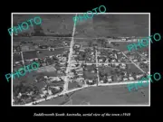 OLD 8x6 HISTORIC PHOTO SADDLEWORTH SOUTH AUSTRALIA AERIAL VIEW OF TOWN c1940