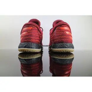 【正品】Adidas Harden Vol.1 膠底 男子 籃球 雪花玫紅 跑步潮鞋