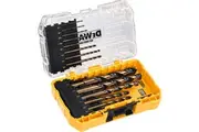 DT70727-QZ 14Pcs Hss Metal Drill Bit Set Black & Gold