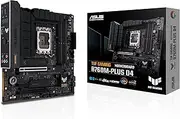 ASUS TUF Gaming B760M-PLUS D4 Motherboard Socket Intel LGA 1700 (Intel B760, mATX, DDR4 Memory, PCIe 5.0, 2X M.2, Thunderbolt 4, Aura Sync)