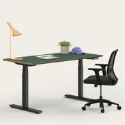 Recess Active Bundle | Ergonomic Chair Desk | Home Office Furniture Packages, Night / Small - 120W x 70D (cm) / Forest/Black