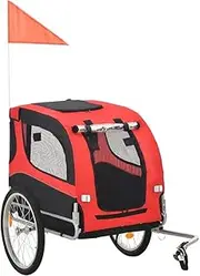 Bike Carrier Trailers, Pet Pushchairs Strollers Dog Bicycle Trailer- for Travel and Storage