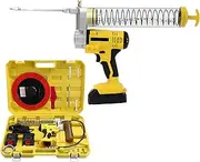 Cordless Li-ion Grease Gun, Battery Grease Guns, with Hose, Tool Box, 7000 Psi, 2 Batteries, Pure Copper Motor, Explosion-Proof Transparent Tank, for Industrial Use