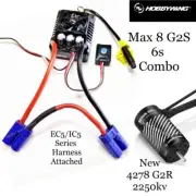 RCP-RTR Hobbywing EZRUN Max 8 G2S ESC EC5/IC5 Series & New 4278 2250kv G2R Combo