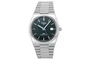 Tissot T-Classic PRX Powermatic 80 Stainless Steel Green Dial Automatic T137.407.11.091.00 100M Mens Watch