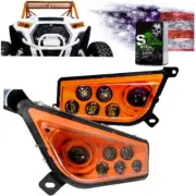 Polaris RZR XP 1000, XP 900 & General LED Headlight non Halo ( Orange)