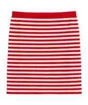 mini jacquard skirt S,L Red