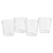 Royal Doulton Gordon Ramsay Maze Tumbler 340ml Glasses Clear Set of 4