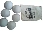 Natural Wool Dryer Balls Softener Replace Dryer Sheets-6 PK eco-friendly NIP