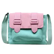 Canvas Casual Crossbody Bag Street Shoulder Handbag Pouch Women Hit Color Daily Classic Elegant Crossbody Shoulder Bag